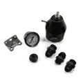 DeatschWerks DWR2000 AFPR Pressure Gauge 10AN FIttings Anodized Black