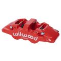 Wilwood 120-15598 Aero4-DS Universal Radial Mount Caliper 4 Pistons Red