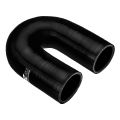 Silicone elbow 180' 63mm Black