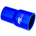 Silicone straight reducer 22/30mm Blue