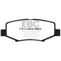 DP61799 Brake Pads GREENSTUFF EBC Brakes for Dodge USA Nitro Jeep Cherokee Wrangler JK Dodge Nitro Jeep Liberty Wrangler JK