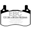 DP22357 Brake Pads GREENSTUFF EBC Brakes for GENESIS G70 GENESIS G70 G70 Shooting Brake KIA Stinger