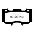 DP83042RPX Racing Brake Pads RP-X Racing EBC Brakes for Ford Mustang 6th Generation