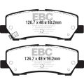 DP83043RP1 Racing Brake Pads RP-1 Racing EBC Brakes for Ford Mustang 6th Generation Mustang 6th Generation Mach 1