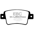 DPX2101 Brake Pads ULTIMAX2 EBC Brakes for Abarth Punto Evo Fiat Punto Punto Evo Punto Evo Abarth