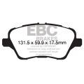 DP82149RP1 Racing Brake Pads RP-1 Racing EBC Brakes for Ford Fiesta Mk7 Fiesta Mk7 ST Ford Fiesta