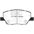 DPX2239 Brake Pads ULTIMAX2 EBC Brakes for Fiat 500X Jeep Compass MP Renegade Compass MP 4xe Renegade 4xe Alfa Romeo Tonale