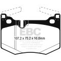 DP42261R Brake Pads YELLOWSTUFF EBC Brakes for Lexus Lexus GS-F RC-F GSF RCF