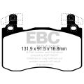 DPX2356 Brake Pads ULTIMAX2 EBC Brakes for GENESIS G70 GENESIS G70 G70 Shooting Brake