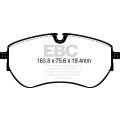 DP62377 Brake Pads GREENSTUFF EBC Brakes for Volkswagen COMMERCIAL Amarok Amarok 4motion