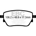 DP62389 Brake Pads GREENSTUFF EBC Brakes for Mercedes-Benz GLBClass X247 GLB220 4Matic