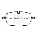 DPX2451 Brake Pads ULTIMAX2 EBC Brakes for Audi Q4 etron Q4 etron Sportback Q4 etron quattro Q4 etron quattro Sportback CUPRA Born Skoda Enyaq iV 50 Enyaq iV 60 Enyaq iV 80 Volkswagen ID4 ID4 GTX ID5 ID5 GTX