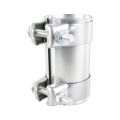 Exhaust pipe connector with clamps 63mm 2.5”