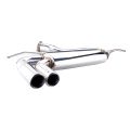Exhaust system XForce for Volkswagen Golf 2005-2009 GTI MK 5 stainless steel