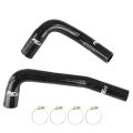 Silicone Radiator Coolant Hose Kit FMIC.EU for Jeep Wrangler YJ TJ 2.4L 2.5L 4.0L 4.2L 1987-2006 - Black