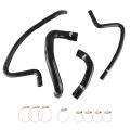 Silicone Radiator Coolant Hose Kit FMIC.EU for Jeep Wrangler TJ 4.0L L4 1997-2001 - Black