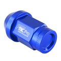 Forged Aluminum wheel nut FMIC.Pro M12x1.25 Blue 1 pc. conical 7075-T6 