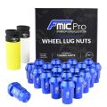 Aluminium wheel nuts FMIC.Pro M12x1.25 Blue 20 pcs. tapered 
