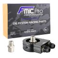 Oil Filter Sandwich Plate Cooler Adapter with Thermostat FMIC.Pro AN10