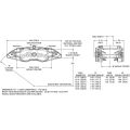 Wilwood 120-16683 FNSL4R Universal Radial Mount Caliper 4 Pistons Black