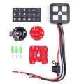 Light Switch Panel Purelux Mini Dashboard Controller 10-30V