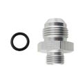AN6 ORB Male To AN8 Male JIC Hose Fitting Adapter Silver