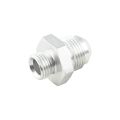 AN6 ORB Male To AN8 Male JIC Hose Fitting Adapter Silver