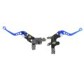 Universal Brake Clutch Lever Motorcycle Quad Blue