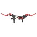 Universal Brake Clutch Lever Motorcycle Quad Red