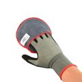 Thick microfiber applicator 13 x 2 cm for paint , waxes , dressing and coatings