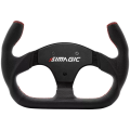Professional Leather C-Shaped Racing Steering Wheel 325mm SIMAGIC Simulator Simracing