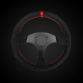 Professional Suede Round Racing Steering Wheel 330mm SIMAGIC Simulator Simracing