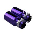 Titanium Exhaust Tips Purple Restomotive