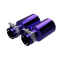Titanium Exhaust Tips Purple Restomotive