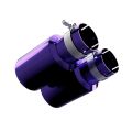 Titanium Exhaust Tips Purple Restomotive