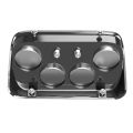 Gauge Housing in Place of the Radio Restomotive for Ford Mustang 1967-1968