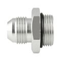 Aluminum fitting adapter for oil cooler Setrab with o-ring M22 x -8JIC (-8AN)