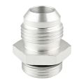 Aluminum fitting adapter for oil cooler Setrab with o-ring M22 x -10JIC (-10AN)