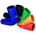 Silicone elbow 90' 76mm Blue