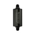 Turbosmart 8AN Inline Fuel Filter 10um Black