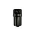 Turbosmart 6AN Fuel Filter Canister 10um Black