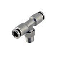 Adapter fitting Turbosmart t-piece 1/8 NPT Pushloc 1/4 stainless steel 