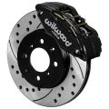 Wilwood 140-12996 Forged DPHA Front Brake Kit 10.32 Drilled Black for Honda Acura