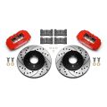 Wilwood 140-12996 Forged DPHA Front Brake Kit 10.32 Drilled Red for Honda Acura