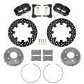 Wilwood 140-17735-D NDPR Rear UTV Brake Kit Drilled Black for Polaris RZR