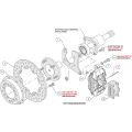 Wilwood 140-5771-BD Forged Dynalite Rear Drag Brake Kit Drilled 2.91