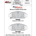 Brake Pads Wilwood 150-D0787K PM ProMatrix D787 Street Performance Racing Pads .68