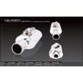 Oval body muffler XForce with Varex system 13,97cm x 24,13cm x 38,1cm