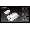 Oval body muffler XForce 6x10x16