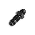 AN8 JIC Nypel adapter grodziowy prosty Czarny